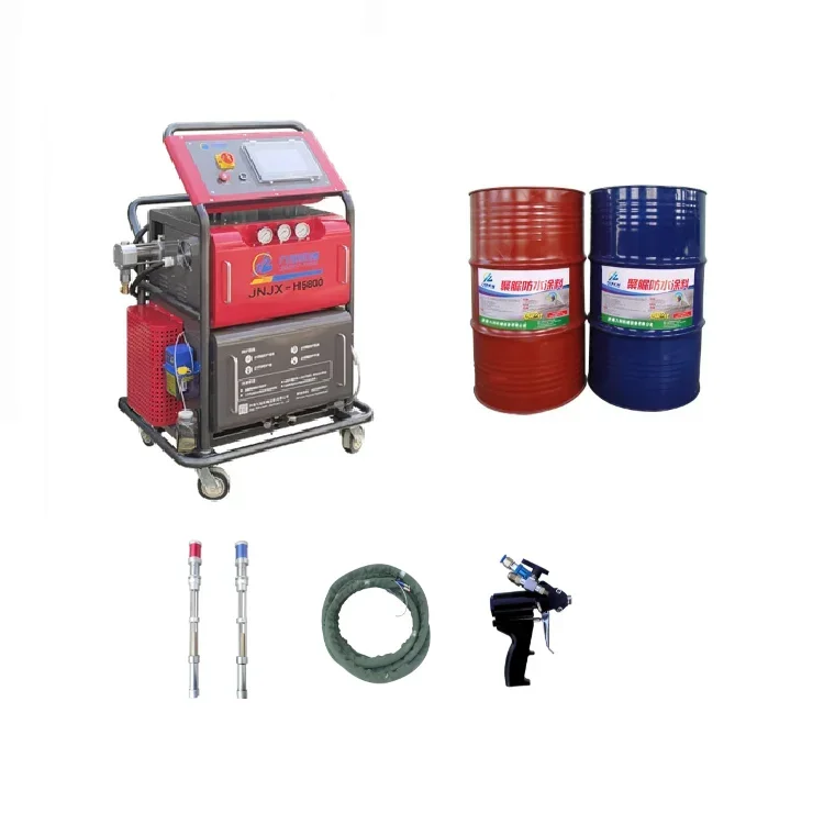 

Automatic PU Foam Sprayer Two-Component Polyurethane Sprayer with Temperature Control for Building Waterproofing Coating
