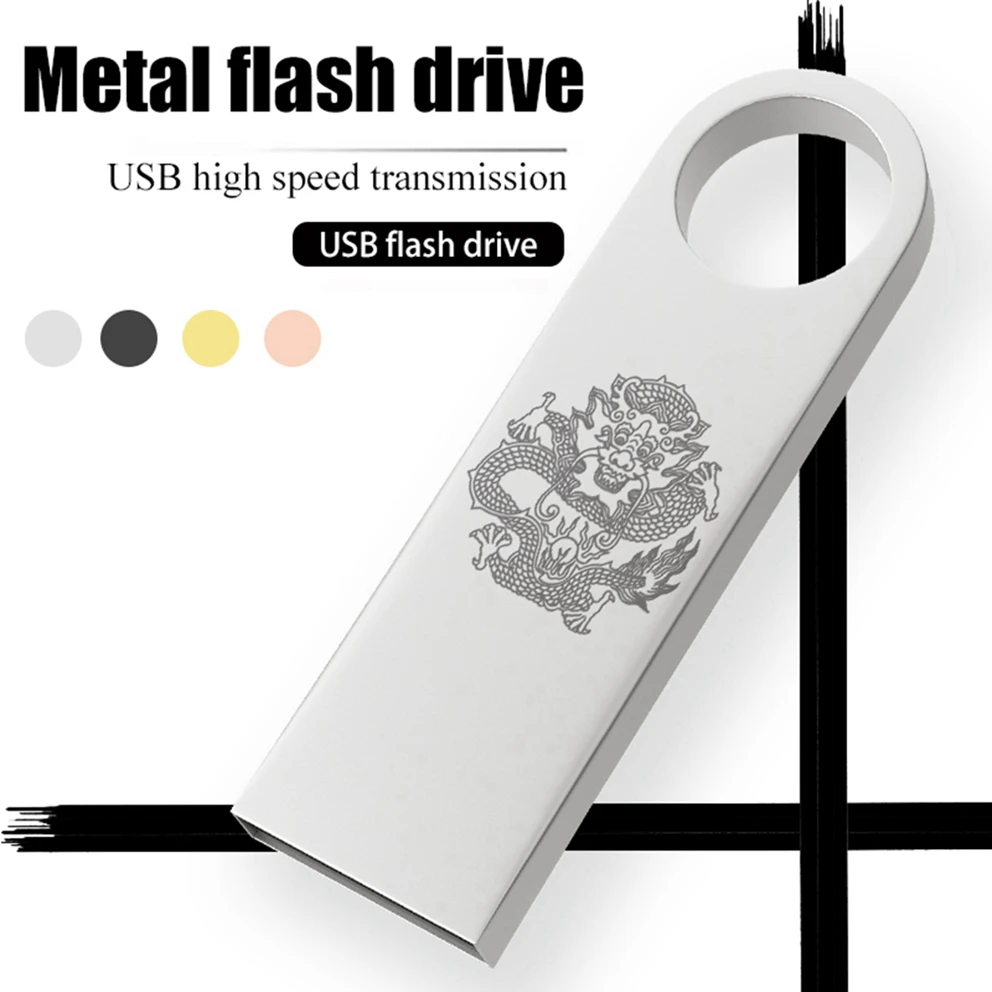 Chinese dragon Metal usb flash drive 32GB флешка pendrive 64GB waterproof pen drive 16GB 8GB usb 2.0 usb stick usb memory