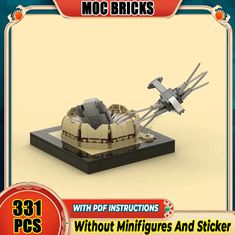 

Star Movie Model Moc Building Bricks Dune Sandworm Attack Diorama Technology Modular Blocks Gift Christmas Toy DIY Sets Assembly