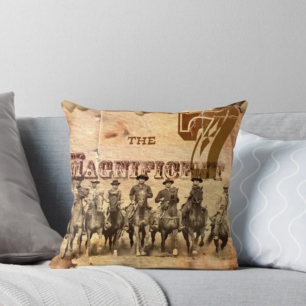 The Magnificent Gang (1) Throw Pillow covers for pillows christmas decorations 2025 pillow