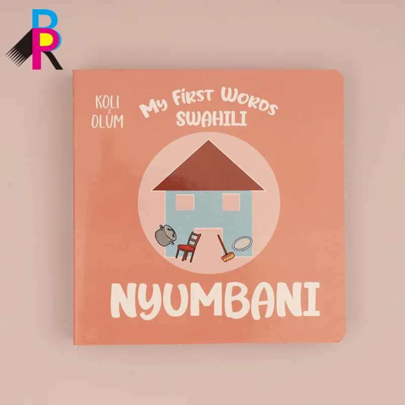 

custom Custom Wholesale Children Books High Quality Memory Book for Baby Colorful Printing Hard Cover Baby Board Book