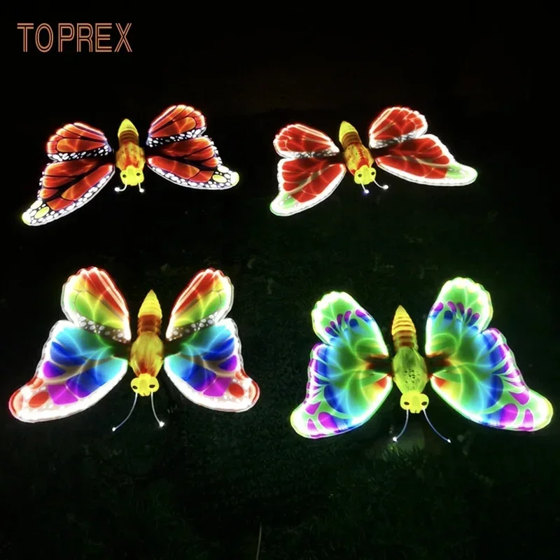 Butterfly Light Led Dynamic Simulation Lawn Landscape Butterfly Light Decorative Lamp For Garden Park Courtyard