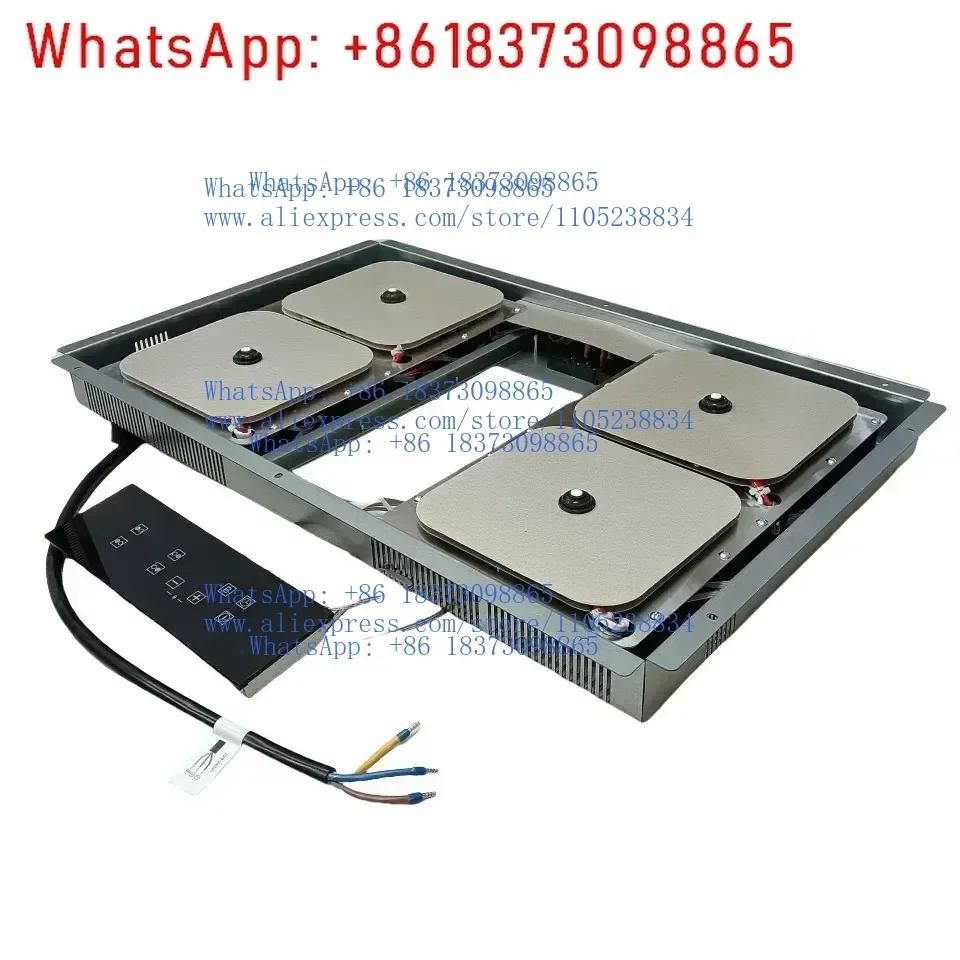 1pcs 220V~240V Four Electric invisible induction cooker For Counter Top /4 zone invisible induction cooktop