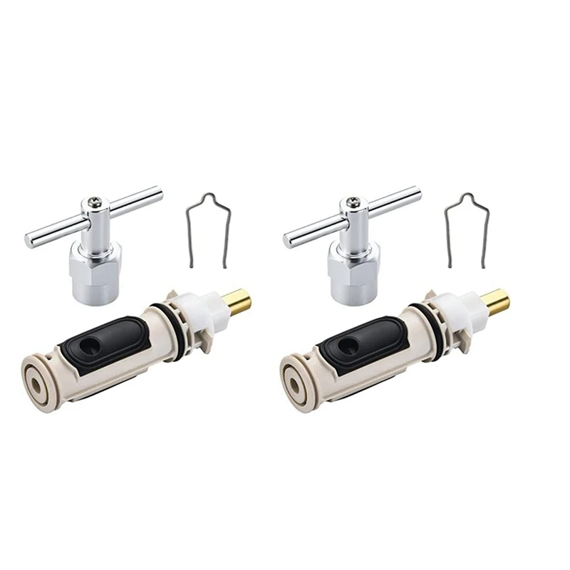 2X 1222 Replacement Cartridge With Tool 104421 And Retaining Clip Tub Shower Repair Kit For Moen One Hanlde Posi Faucet