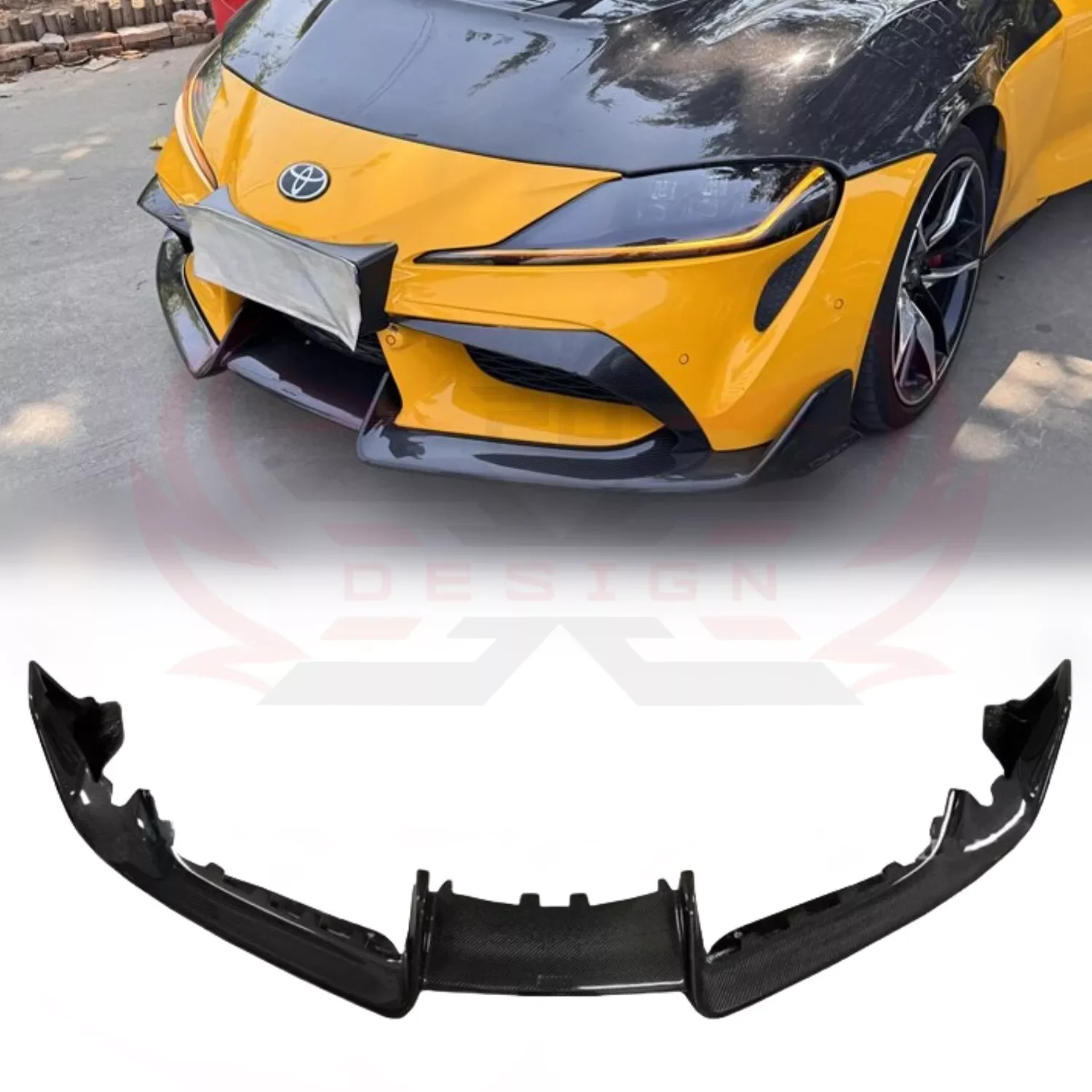 

Dry Carbon Fiber Front Lip for Supra A90 A91 MKV ADR Style Front Bumper Front Splitter