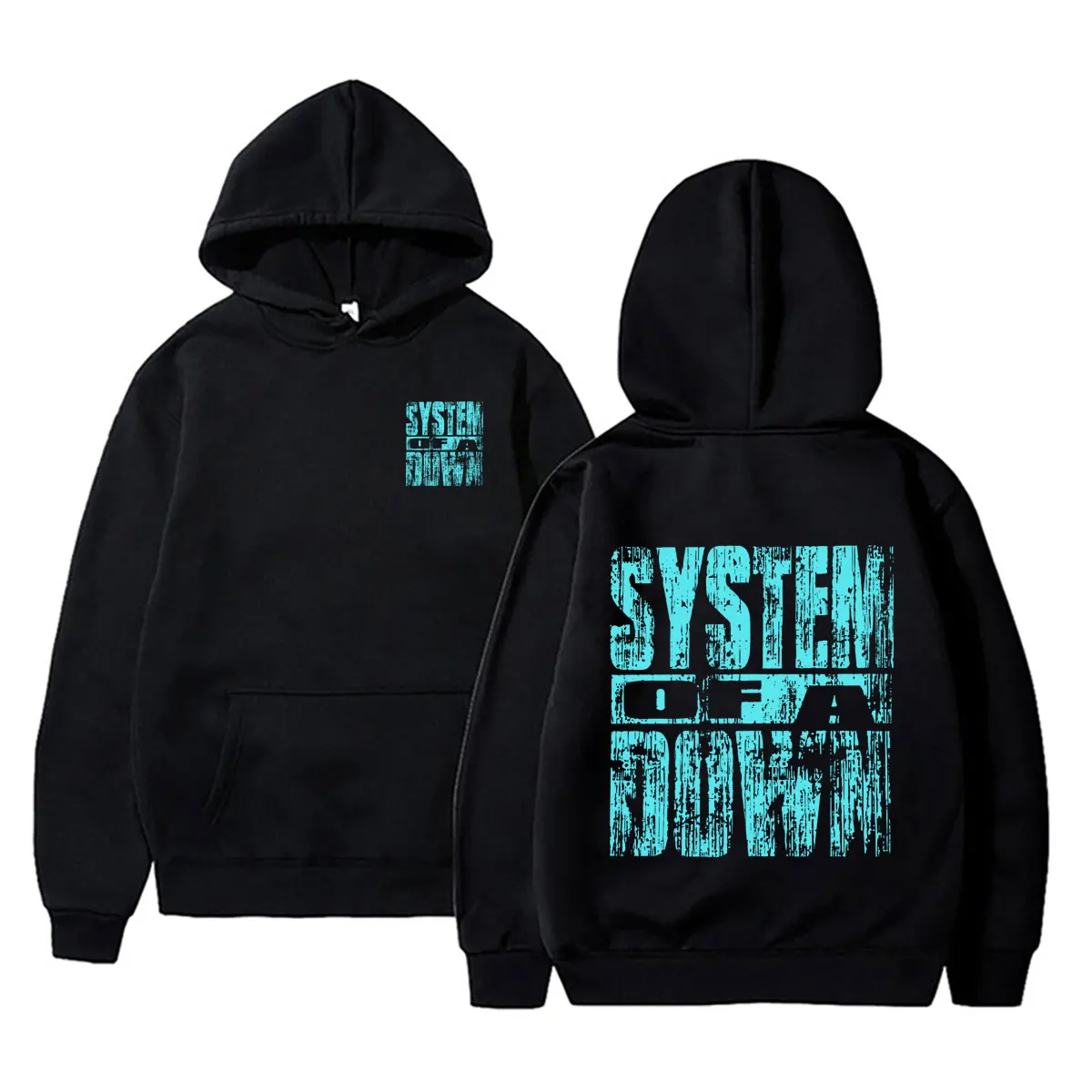 Classic Vintage System of A Down Hoodie Men Women Retro Rock Metal Oversized Sweatshirt Men's Fashion Casual Pullover Hoodies