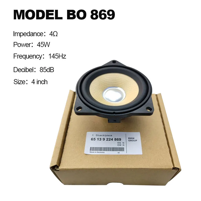 Car 4 Inch Car Door Midrange Speaker Horn For BMW E60 E70 E71 E83 E61E63 E64 E65 3 5 7 Series X3 X5 X6 Audio Refit Loudspeaker
