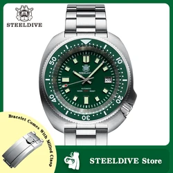 SD1974L STEELDIVE AR Sapphire Crystal Watch 44mm Man Dive Design Stainless Automatic Mechanical Watch Ceramic Bezel Diving Watch