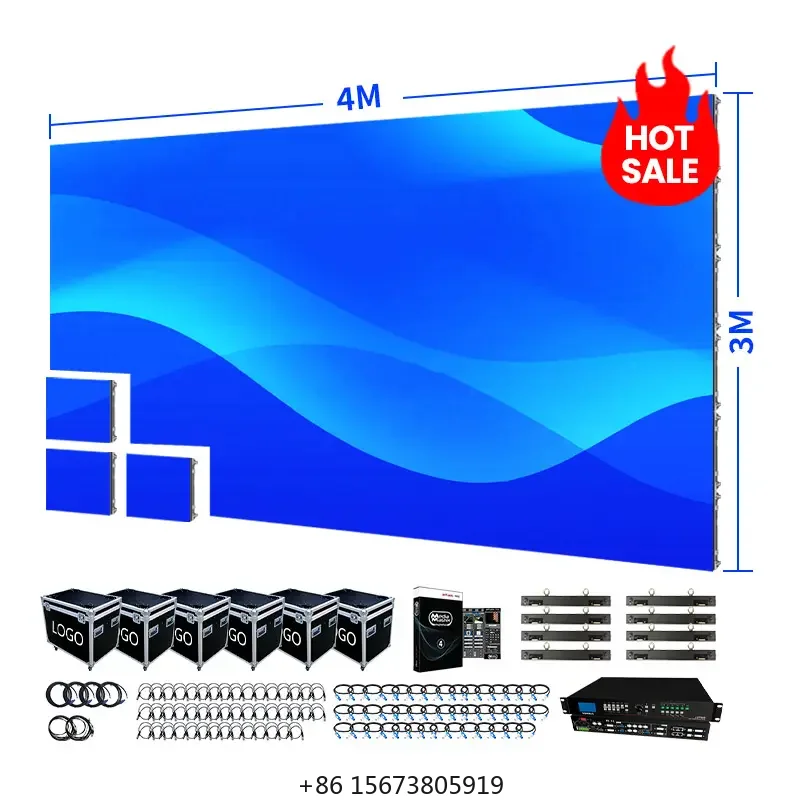 

IP65 P3.9 P4.8 Pantalla De Led Stage Screen Backdrop Pantallas Led Para Eventos Outdoor P2.97 Led Screen Panel Display Rental