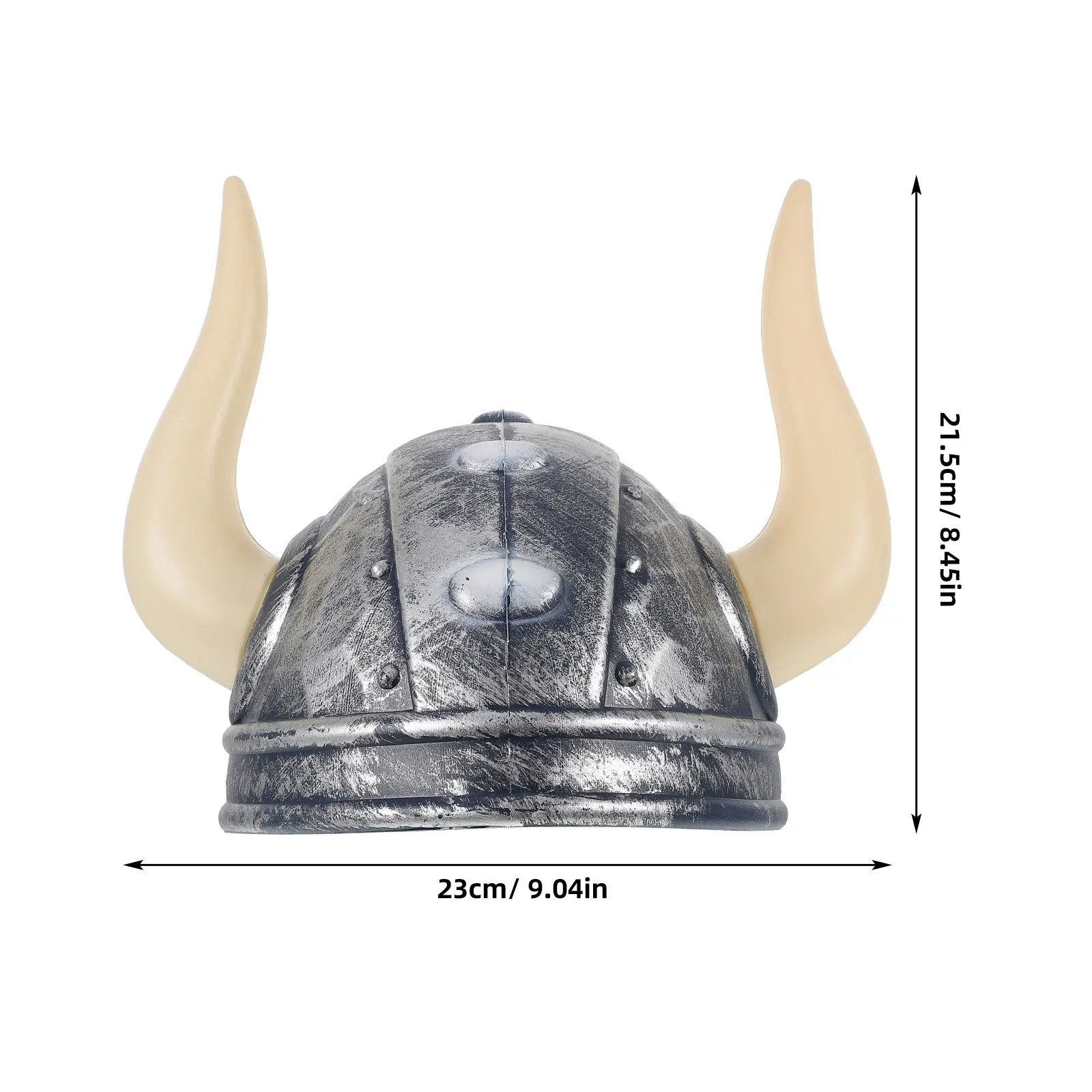 Kids Bull Horn Hat 1 Piece Comfortable Viking Style Party Hat for Halloween Costume Cosplay Event Family Gathering Decoration