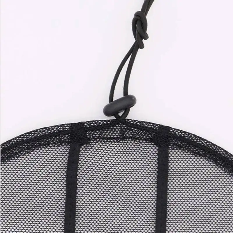 Rede de cabelo para coque com franja, rede de cabelo afro puff, peruca de rabo de cavalo, coque com cordão, rede de rabo de cavalo, donut, coque