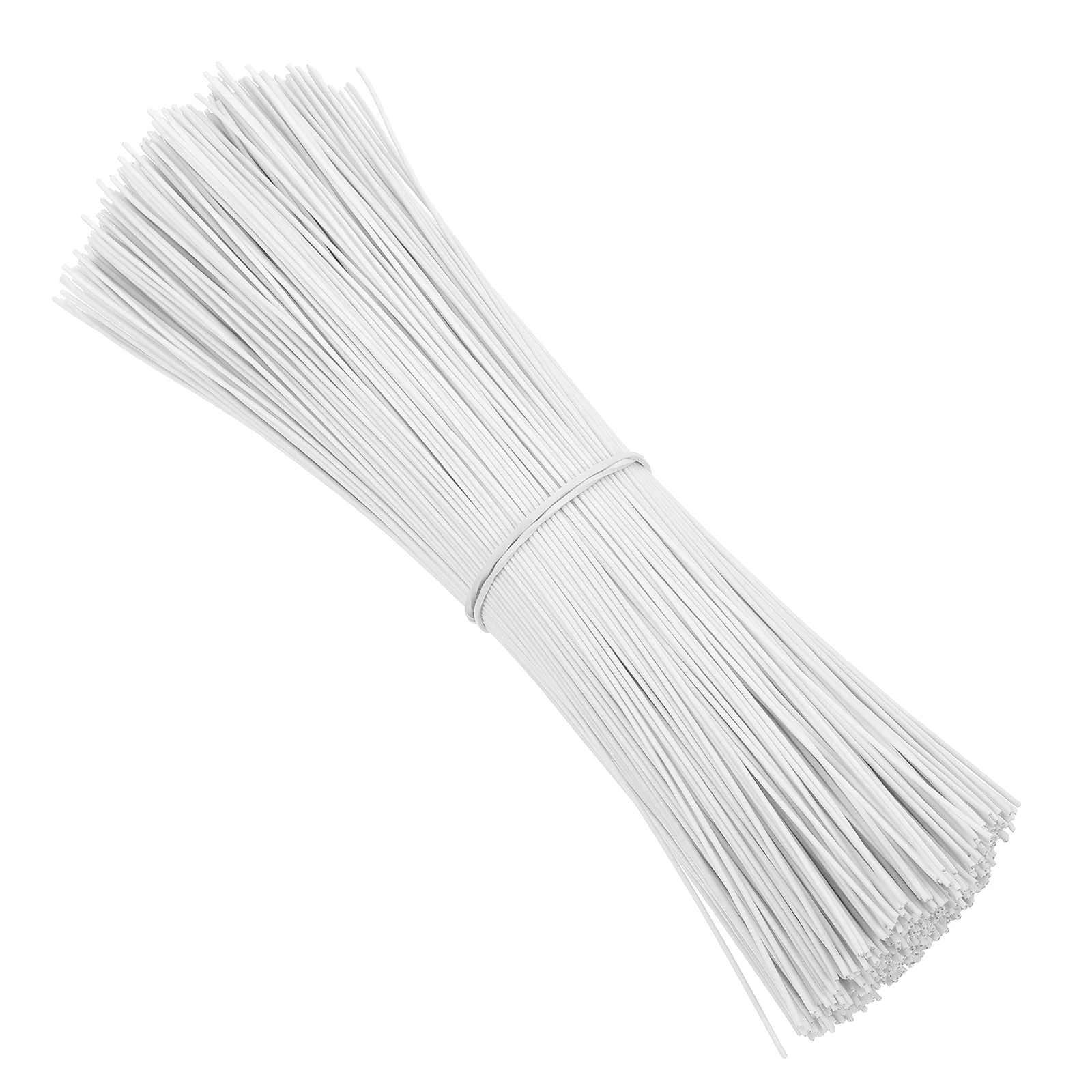 

1000 Pcs -galvanized Iron Wire Artificial Flower Making Bag White Bonsai
