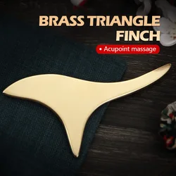 Pure copper  Guasha plate  Brass srcaping kinfe Facial hand  leg massage tools Beauty Health treatment facial massager Relaxtool