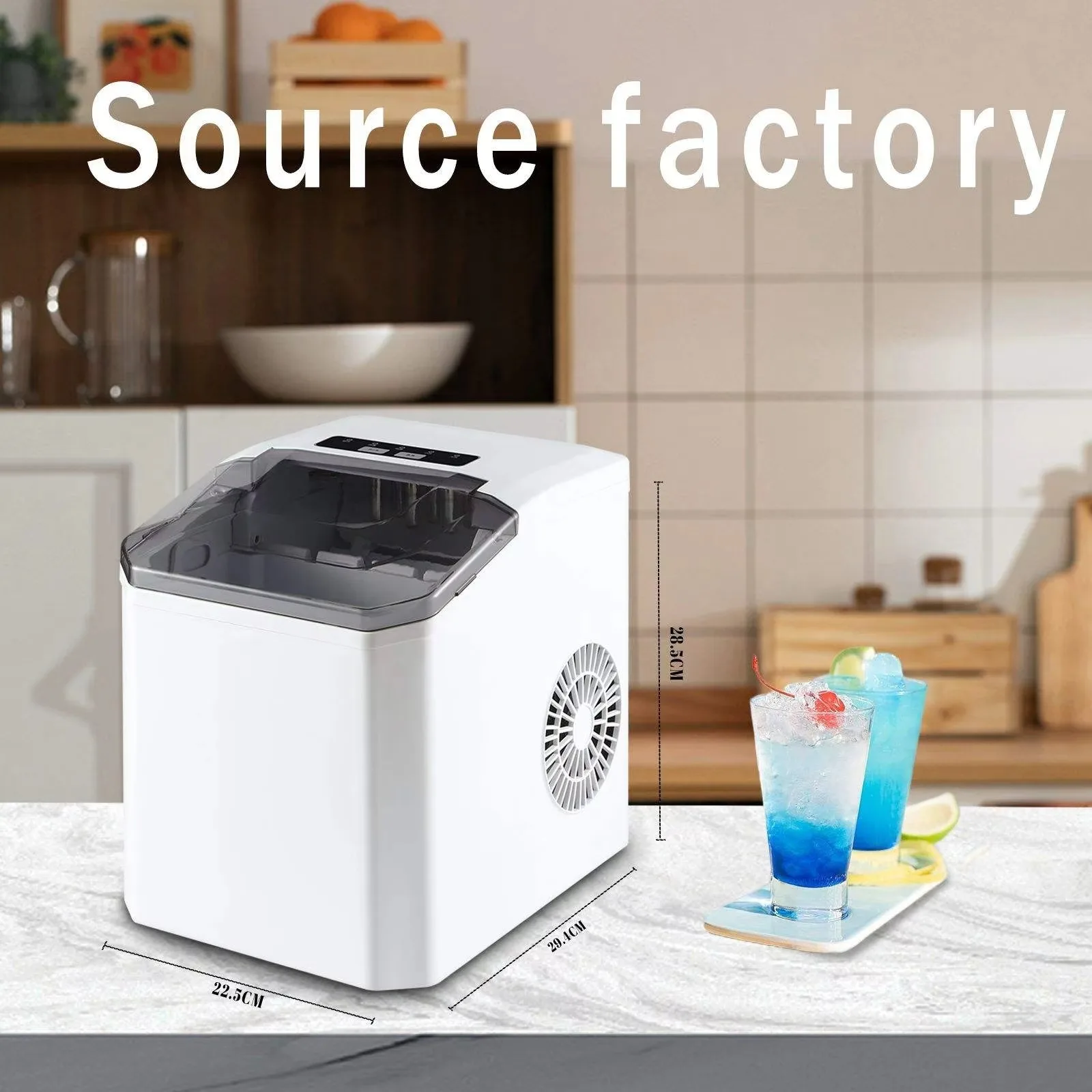 Portable Bullet Ice Maker Home Use Rapid Ice Production Fast Cooling Machine