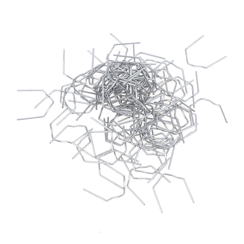 100Pcs/Set Stapler Staples For Plastic Welder Repair Hot Welding Machine Welding Bumper Car Repair Tool S Wave Staples