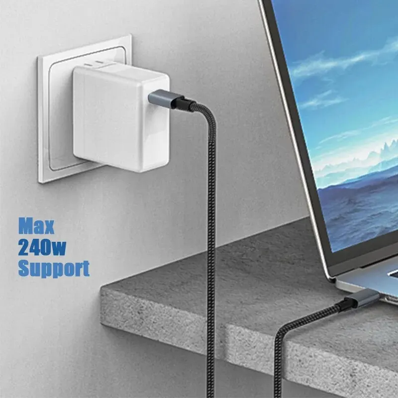 Cavo Usb 4 da Usb C a C Pd 240w 8k 60hz 40g cavo di tipo C per Macbook Pro Thunderbolt3 4ipad Samsung Google Pixel Xiaomi Huawei