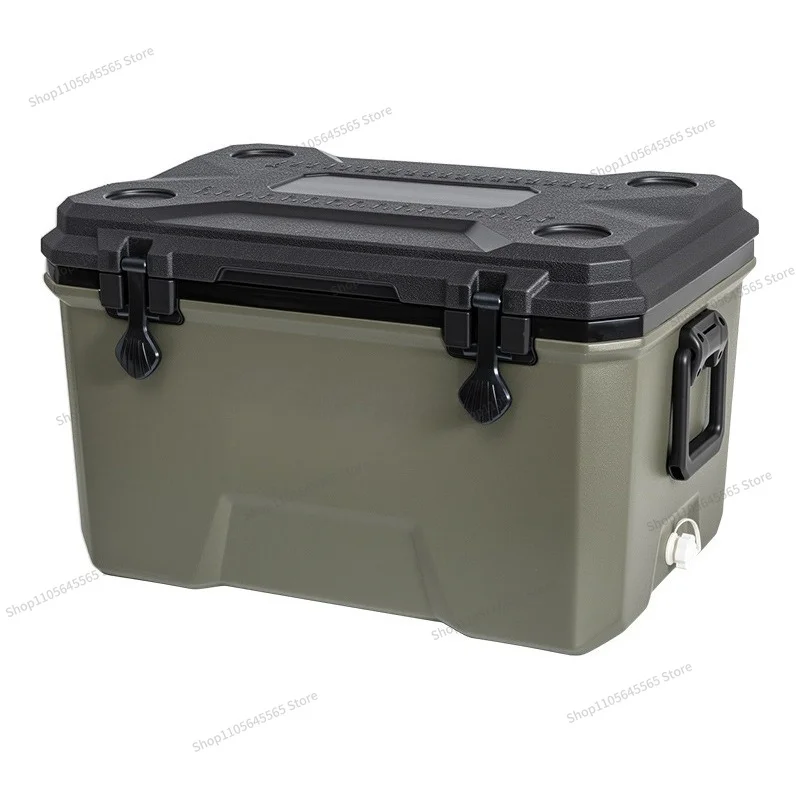 Camping multifunctional food grade catering, fresh ingredients and beverages, mobile small refrigerator