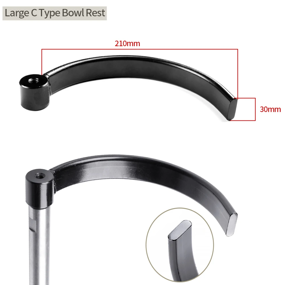 Tool Rest Post Diameter Curve Bowl Rest Bar Modular Tool Rest System