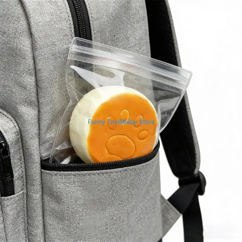 Cheesecake Vorm Knijpspeelgoed Zachte handtherapie Zintuiglijke Knijpspeelgoed Voor Volwassenen Kinderen Kantoor Reizen Gift