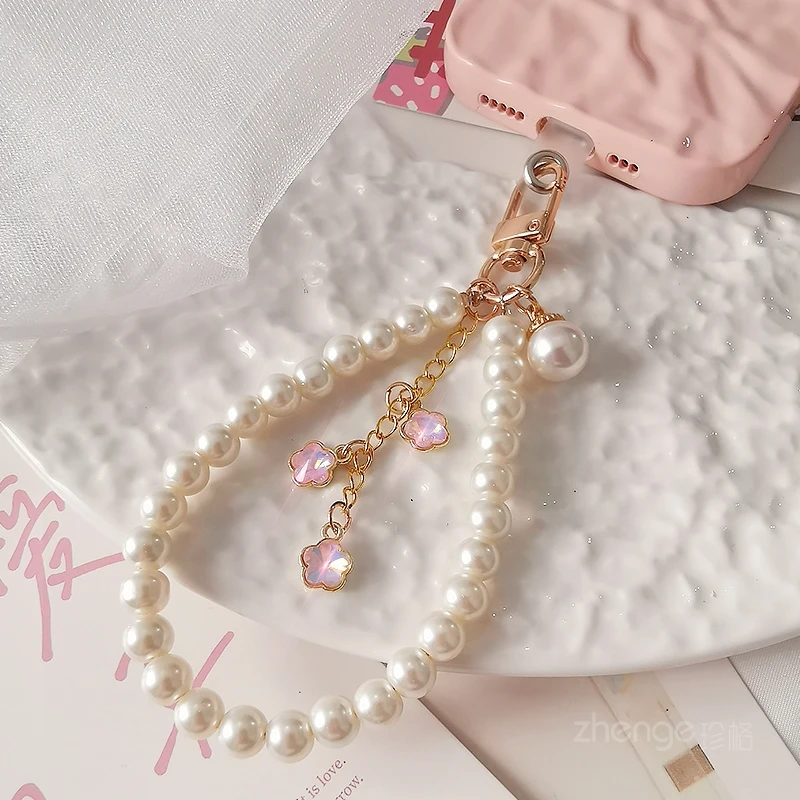 

Жемчужный браслет с подвеской в виде звезды, Простой Компактный женский шнурок, подвеска на короткую руку, зажим для запястья, ручное украшение