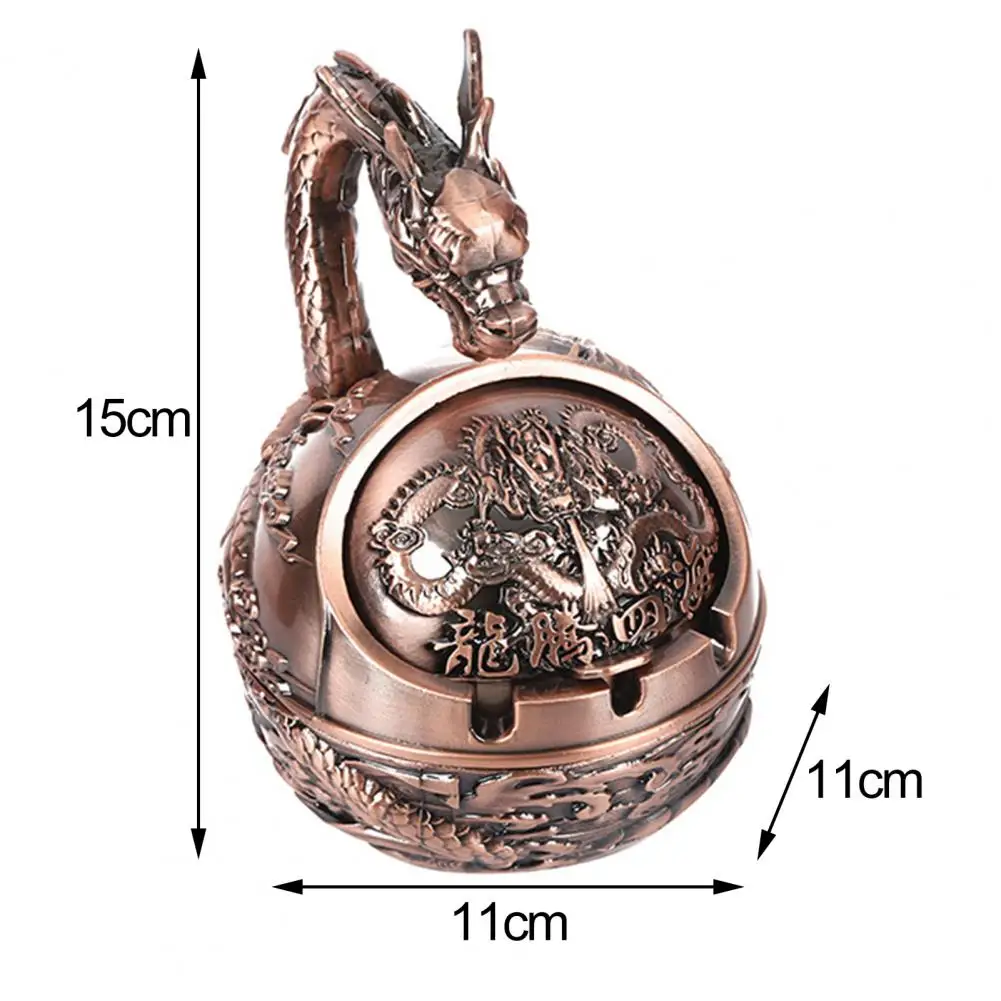 Ashtray Ornament Reusable Ash Holder Retro Table Decoration  Unique Animal Windproof Ash Container