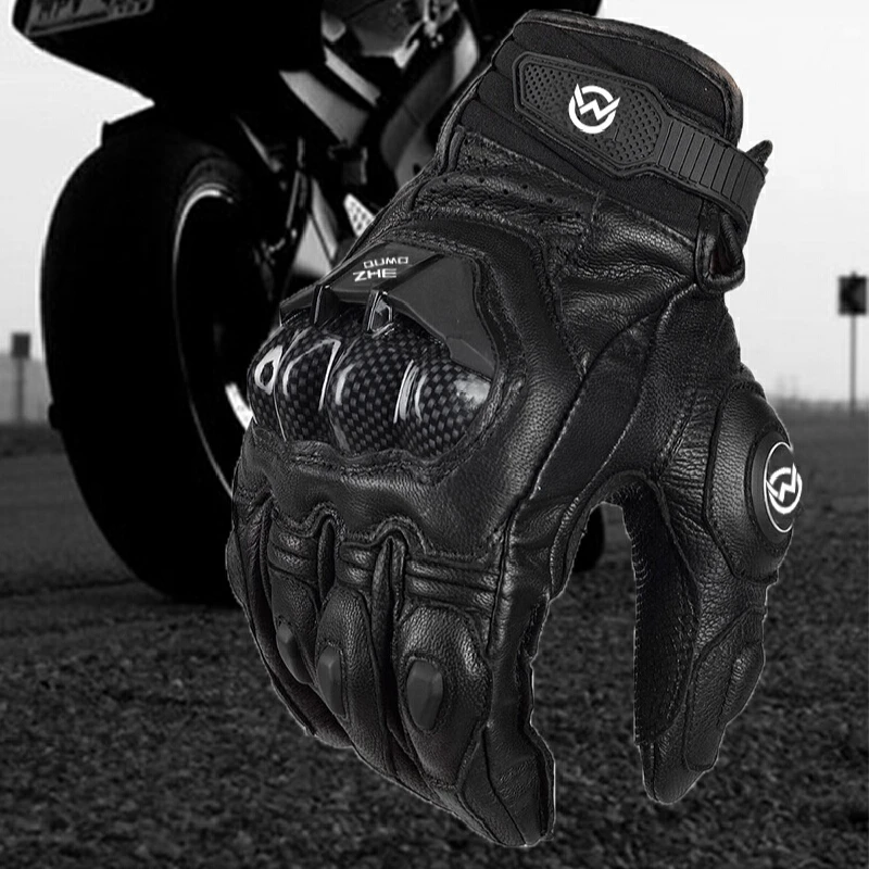 Furygan-Gants d'équitation courts en fibre de carbone pour couples, gants de moto Panther, gants de course de cyclisme de rue, vêtements spéciaux, Afs6