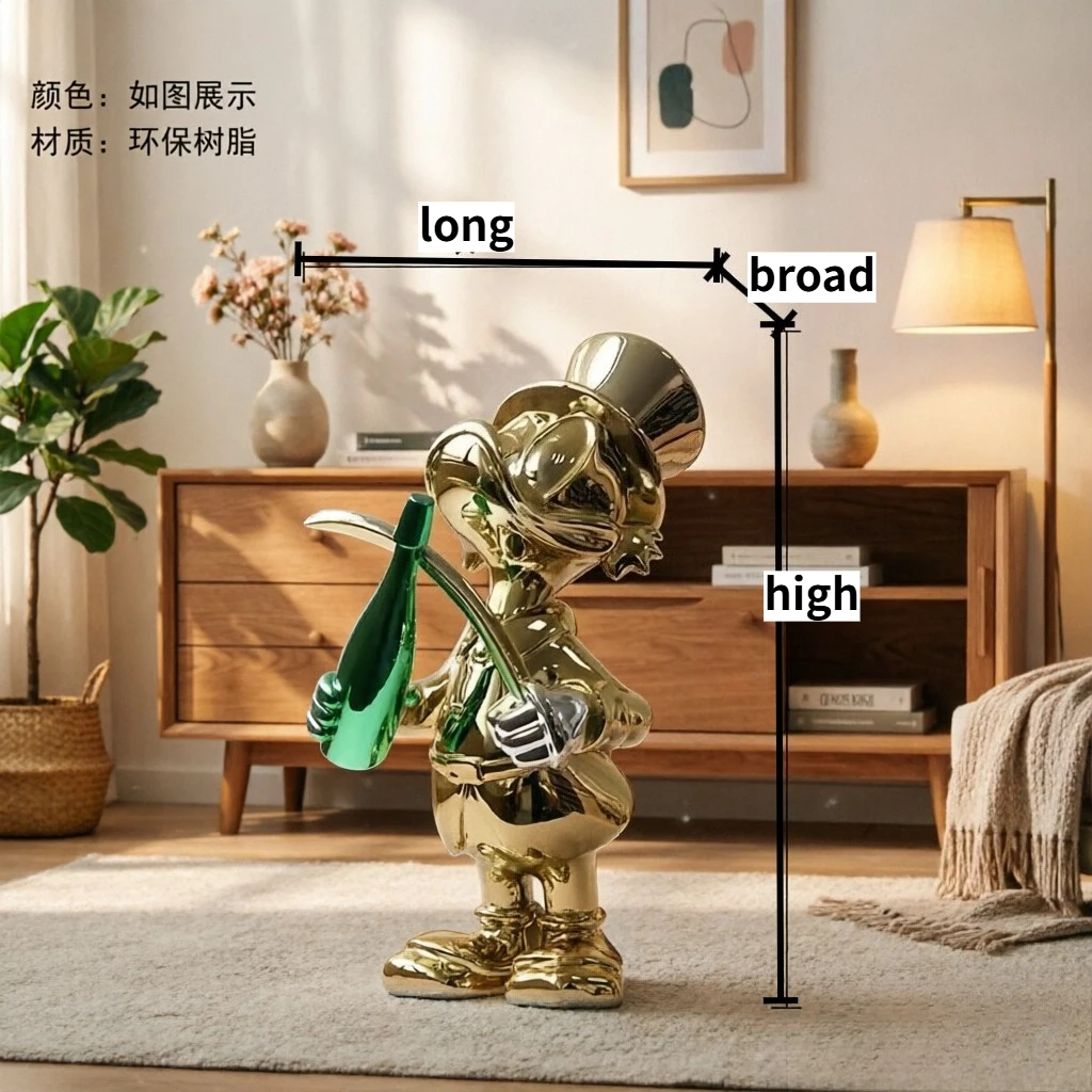 Eenden ornamenten, licht luxe hoogwaardige woonaccessoires, woondecoraties, sculptuurgeschenken