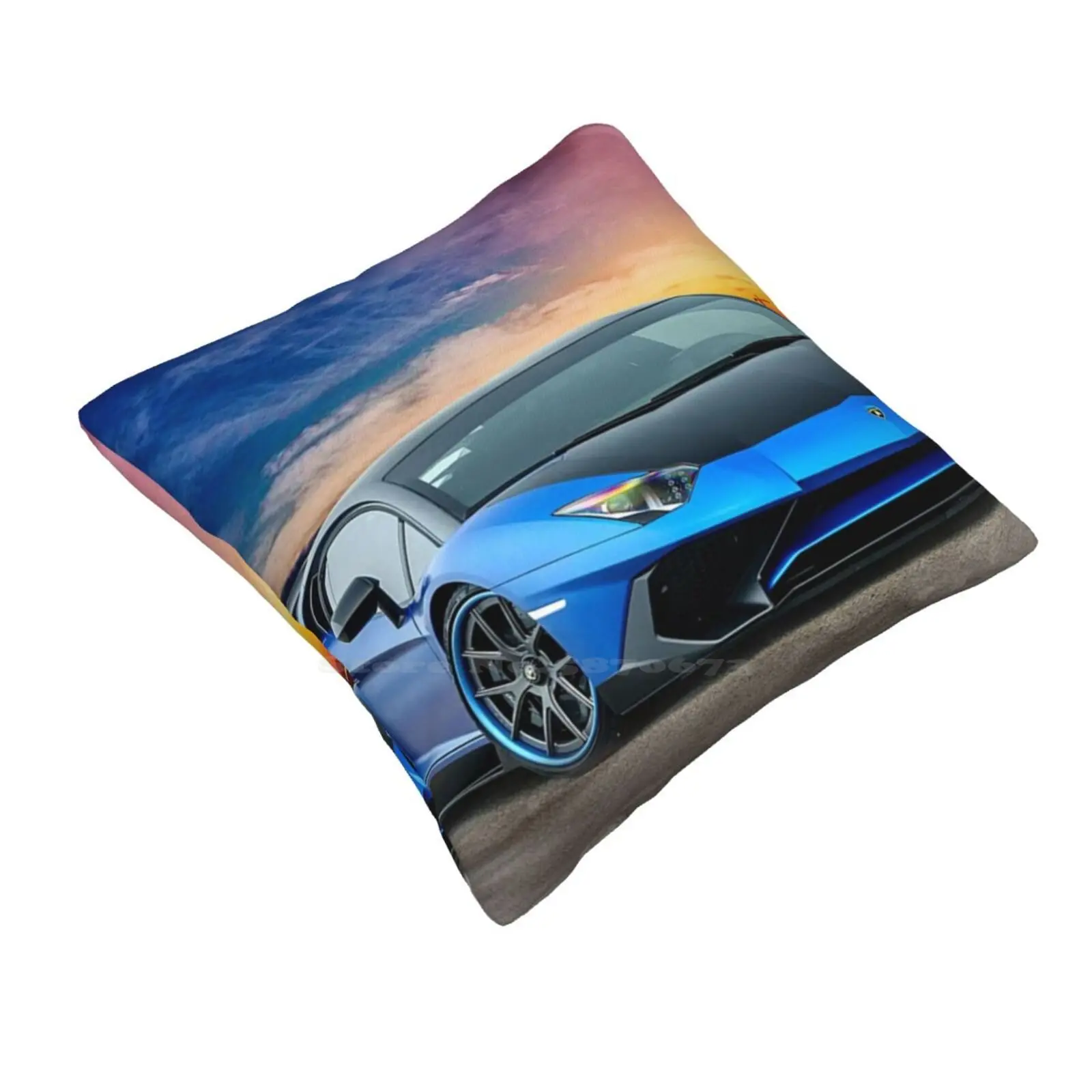 Blue Home Sofa Car Waist Throw Pillowcase Svj Huracan Best Blue 2021 Araba V10 New Cars