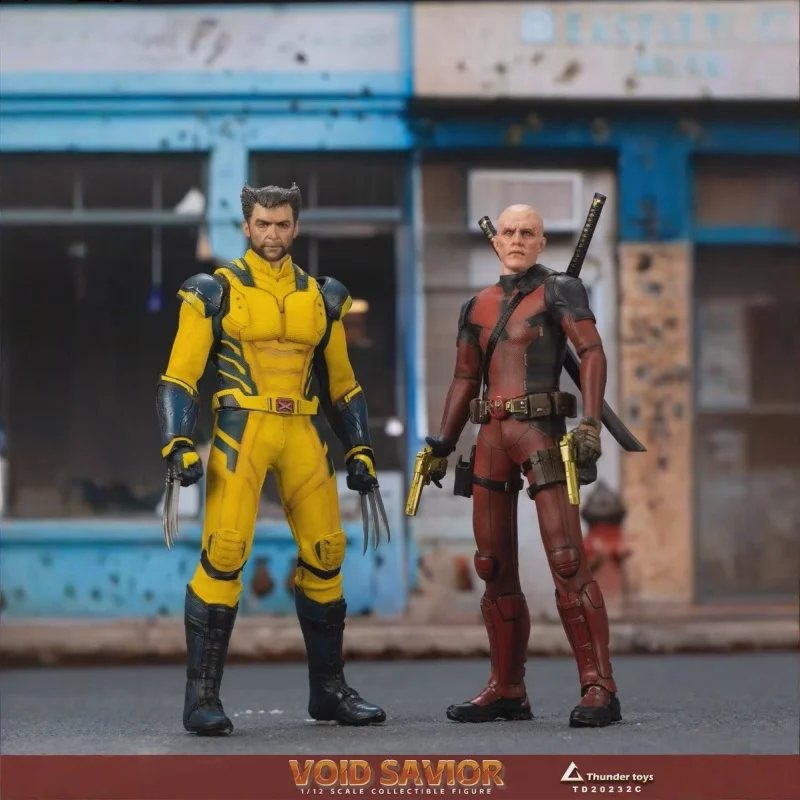 Spot Thunder Toys TD20232 Vacid Savior Deadpool Wolverine 1/12 escala muñeca móvil adorno de escritorio figura de acción coleccionable regalo