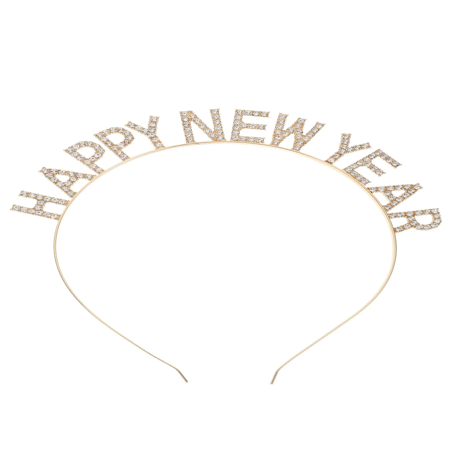 

1Pcs Festive Letter Embellished Headband New Year Hairband Party Headdress Women Hair Accessory Holiday Celebration