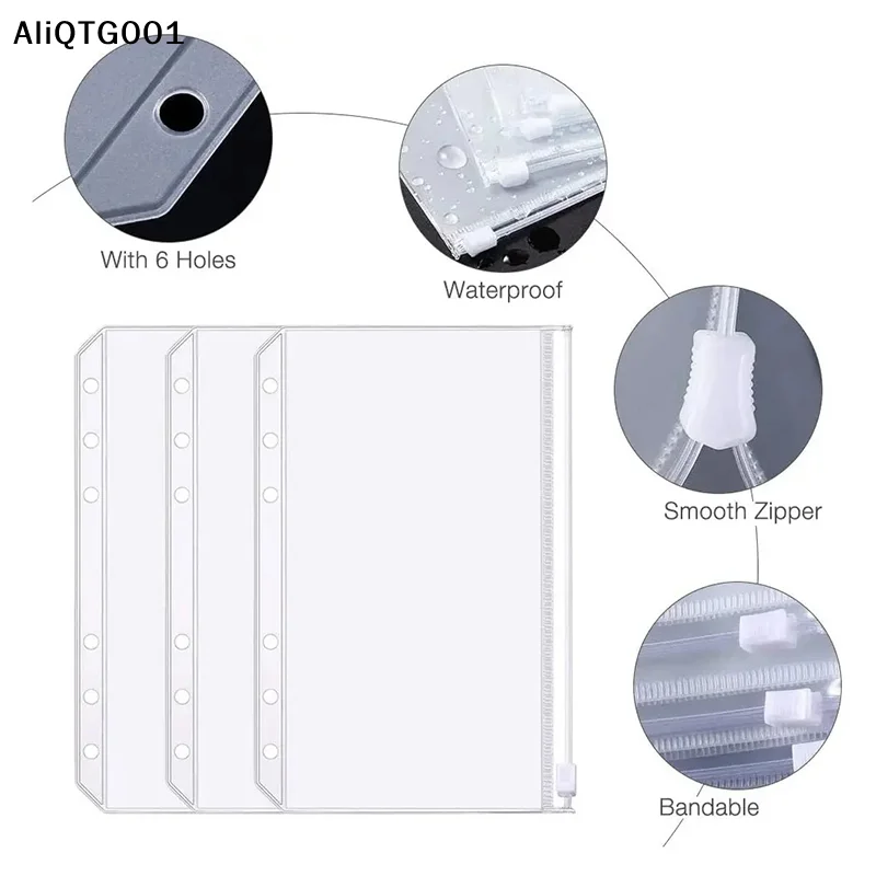 8PCS Pvc Binder Poc…