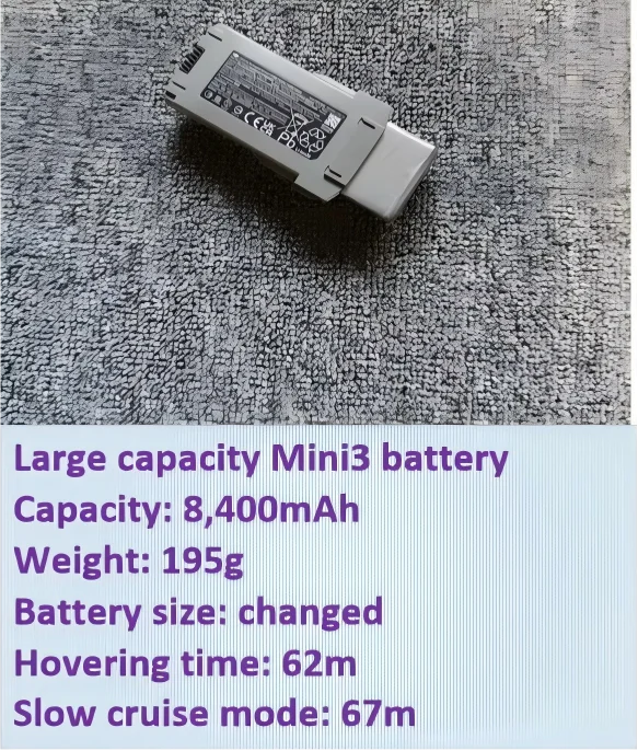 

Precision Fit Upgrade Battery for DJI Mavic Mini SE/plus/SE/plus NE Direct Replacement Extended Flight Time Drone Accessories