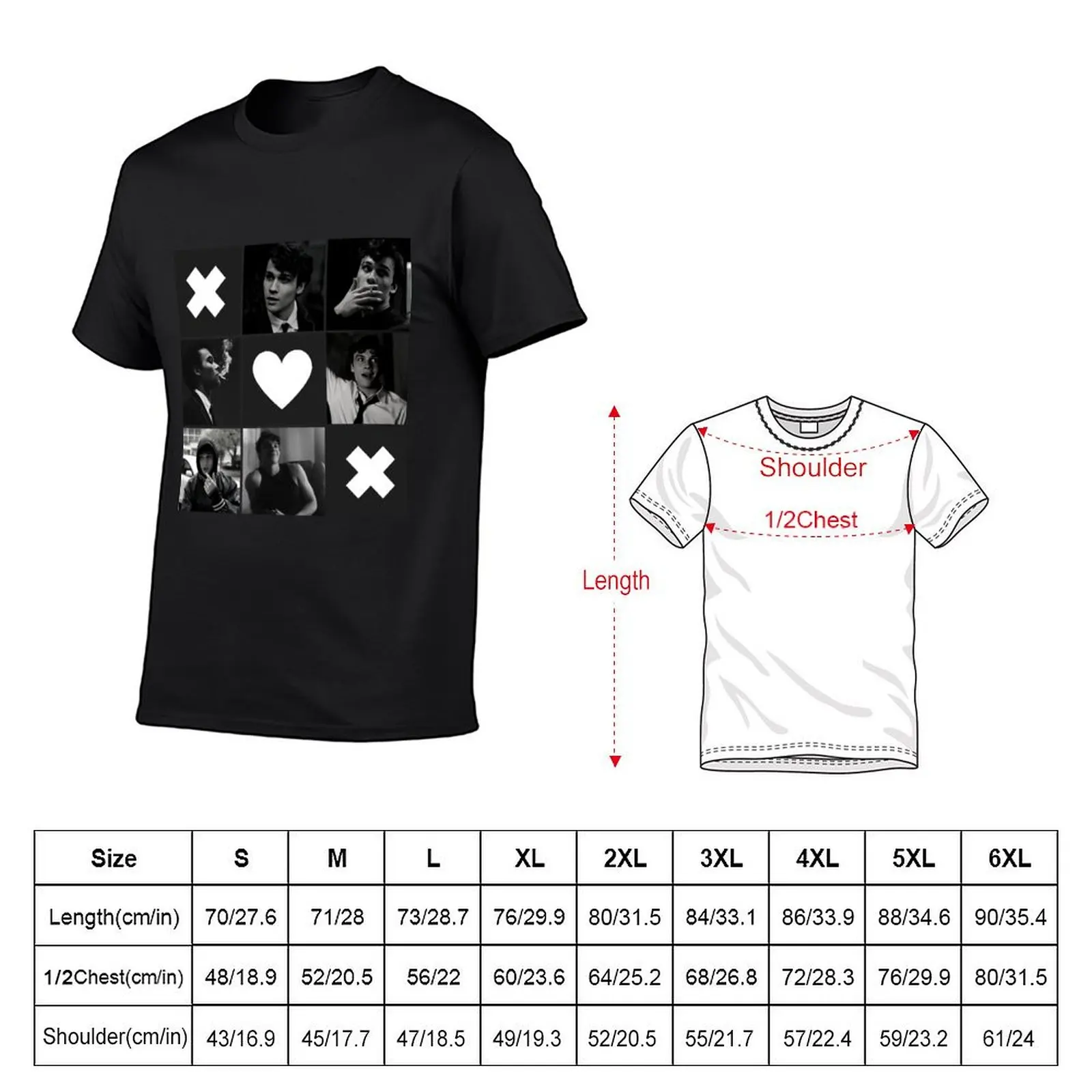 Benjamin Wadsworth Collage T-Shirt man clothes cute tops vintage clothes men graphic tees image 2