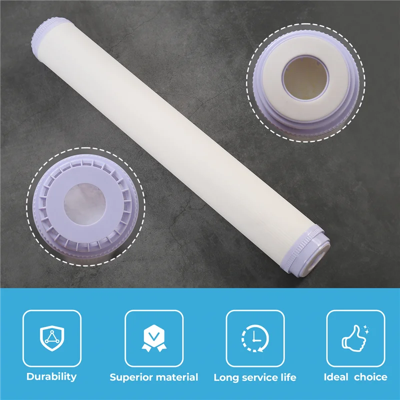 

B58B-20 Inch Ultrafiltration UF Membrane Filter Elements Flat Mouth Universal Water Purifier Filter Elements