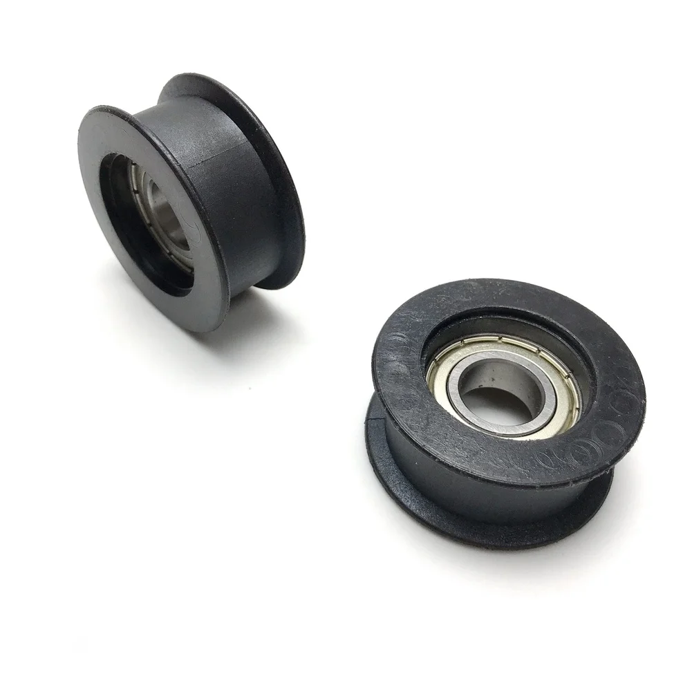 Plastic 49mm Guide Pulley with 49 Hole Configuration for Belt Tensioning and Direction Control on Gym Machines