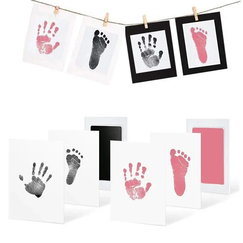 Pet Handprint Footprint Kit No Touch Cat Dog Paw Print Newborn Birth Souvenir Ink Pad New Born Gift