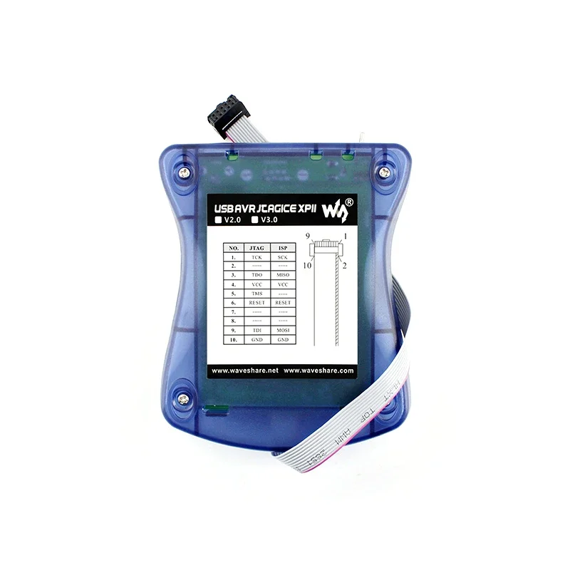 WaveShare USB AVR JTAG ICE XPII, compatível com ATMEL JTAGICE mkII