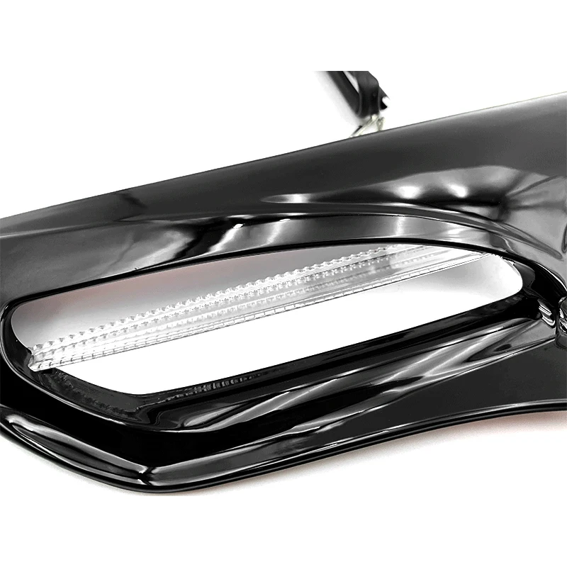 For Harley Touring Electra Street Glide Tri Glide Ultra FLHX FLHTK Motorcycle LED Light Batwing Fairing Vent Trim Accent Parts