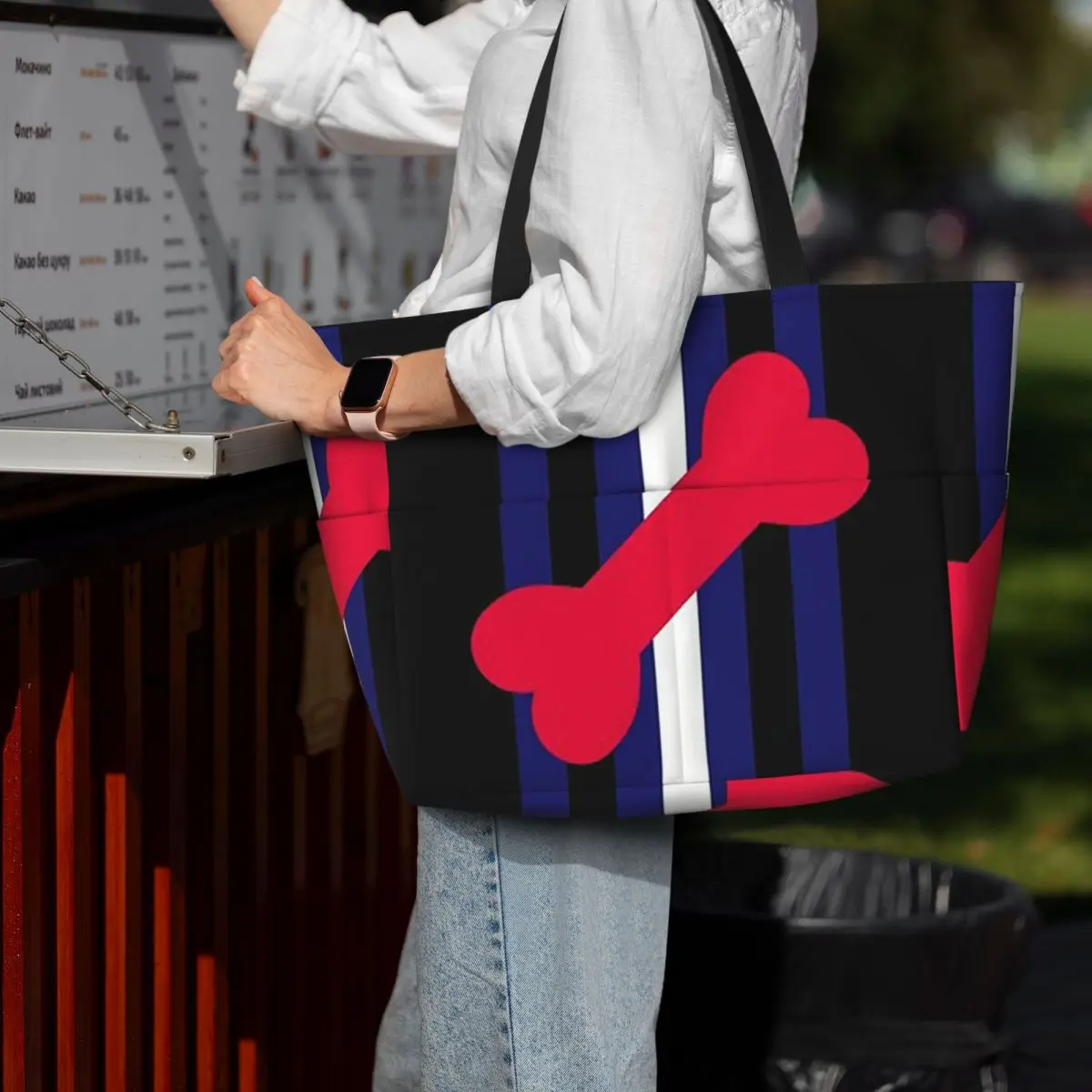 

Leather Puppy Pride Beach Tote Bag Sport Gym Yoga Duffle Large Tote Bag Women Travel Bag Fitness bag