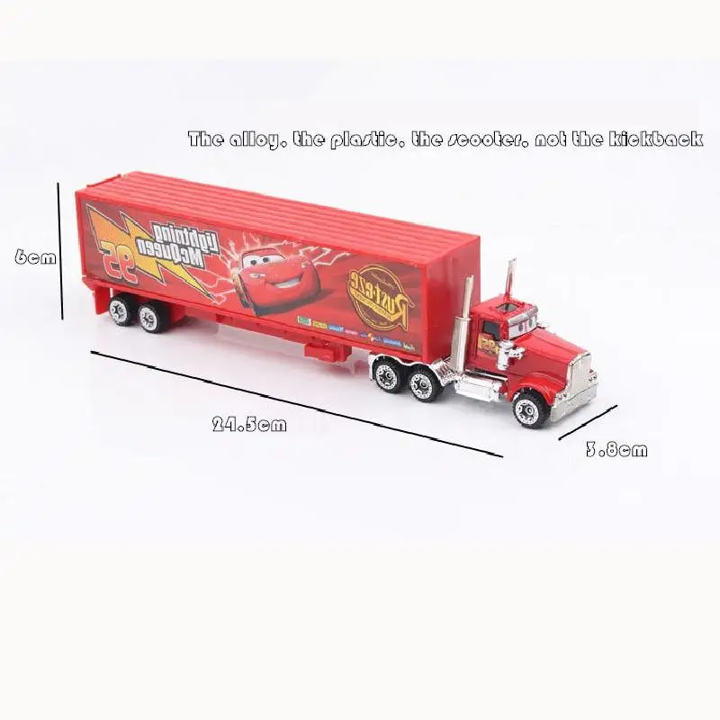 6-7pcs/Set Disney Pixar Car 3 Lightning Mcqueen Uncle Truck Jackson Storm 1:55 Diecast PVC Car Model Toys Kids Boy Xmas Kid Gift