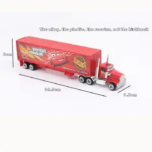 Disney-Cast PVC Car Model Toys For Children, Pixar Car 3, Lightning McQueen, Uncle Truck, Jackson Storm, 1:55, Boy Christmas Gift, 6-7PCs by Set 8 Main Sales Miniature Truck - №5