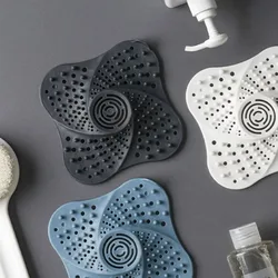 Kitchen sink filter sink drain hair filter bathroom silicone hair anti clogging suction cup floor drain cover