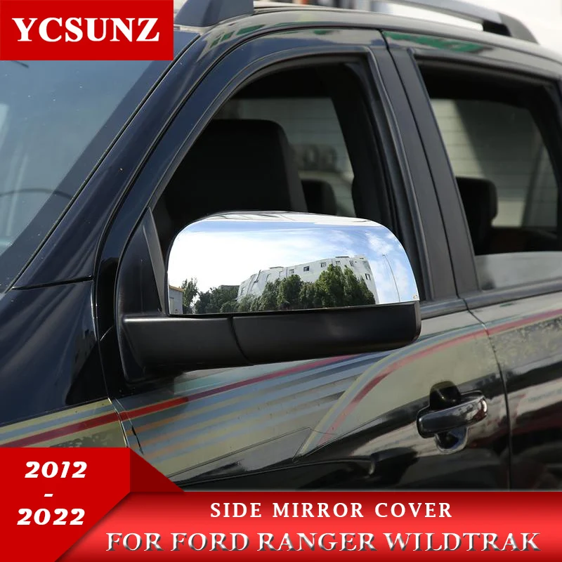 

ABS Side Mirror Cover Accessories For Ford Ranger Wildtrak T6 T7 T8 2012 2013 2014 2015 2016 2017 2018 2019 2020 2021 2022