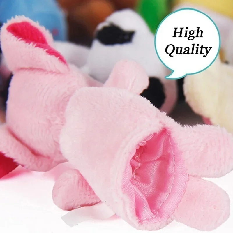 Títeres de dedo de animales – Muñecos de peluche para niños - imagen 2