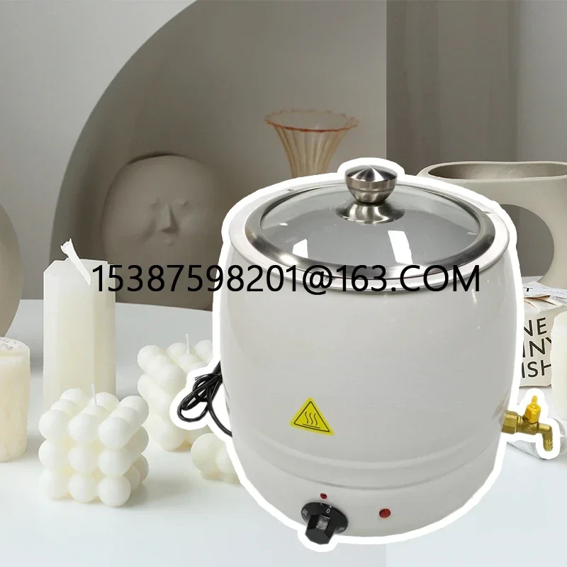 Factory Price Discount Professional Wax Melting Machine White Candle Warmer Set for Home