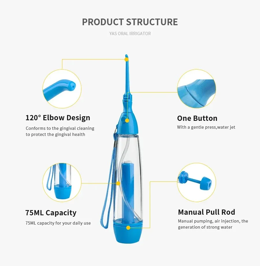 ألوان تنظيف زرقاء مع سهولة باستخدام مزيل حجر اللوزات مع ضوء LED، عملية سهلة وموثوقة ABS #3