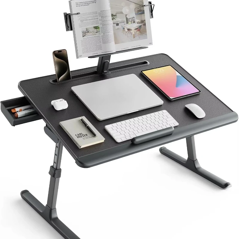 

Laptop tray with reading stand Adjustable laptop stand for beds
