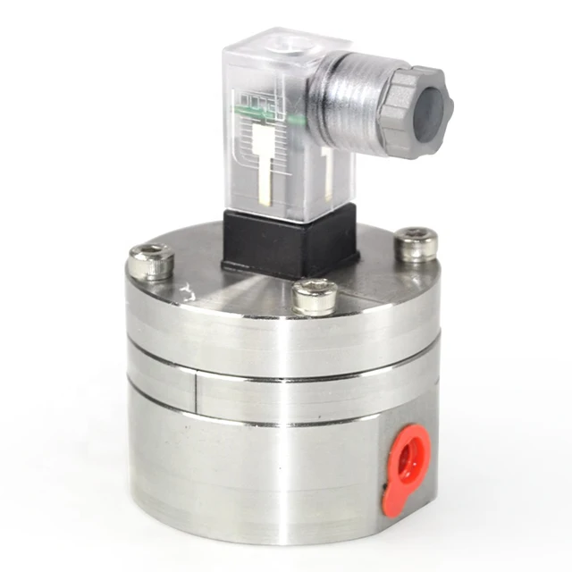 

High Precision SS304 Circular Gear Flow Meter Micro Oval Gear Oil Pump Customized OEM Support for Test Benches