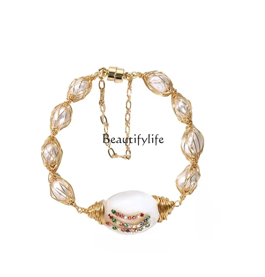 Pearl Bracelet for Girls, Light Luxury Minority, Exquisite, Autumn and Winter