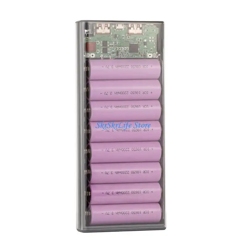 

E65E Detachable Portable Battery Holder PVC Shells Boxes Case